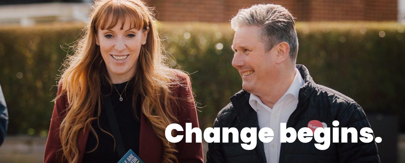 Angela Rayner and Keir Starmer 